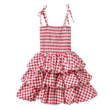 Poppy Check Bubble Dress