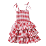 Poppy Check Bubble Dress