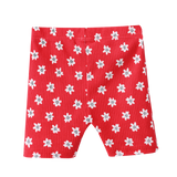 Poppy Flower Red Print Shorts