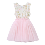 Jasmine Floral Pink Straight Tutu-Clothing-Cracked Soda