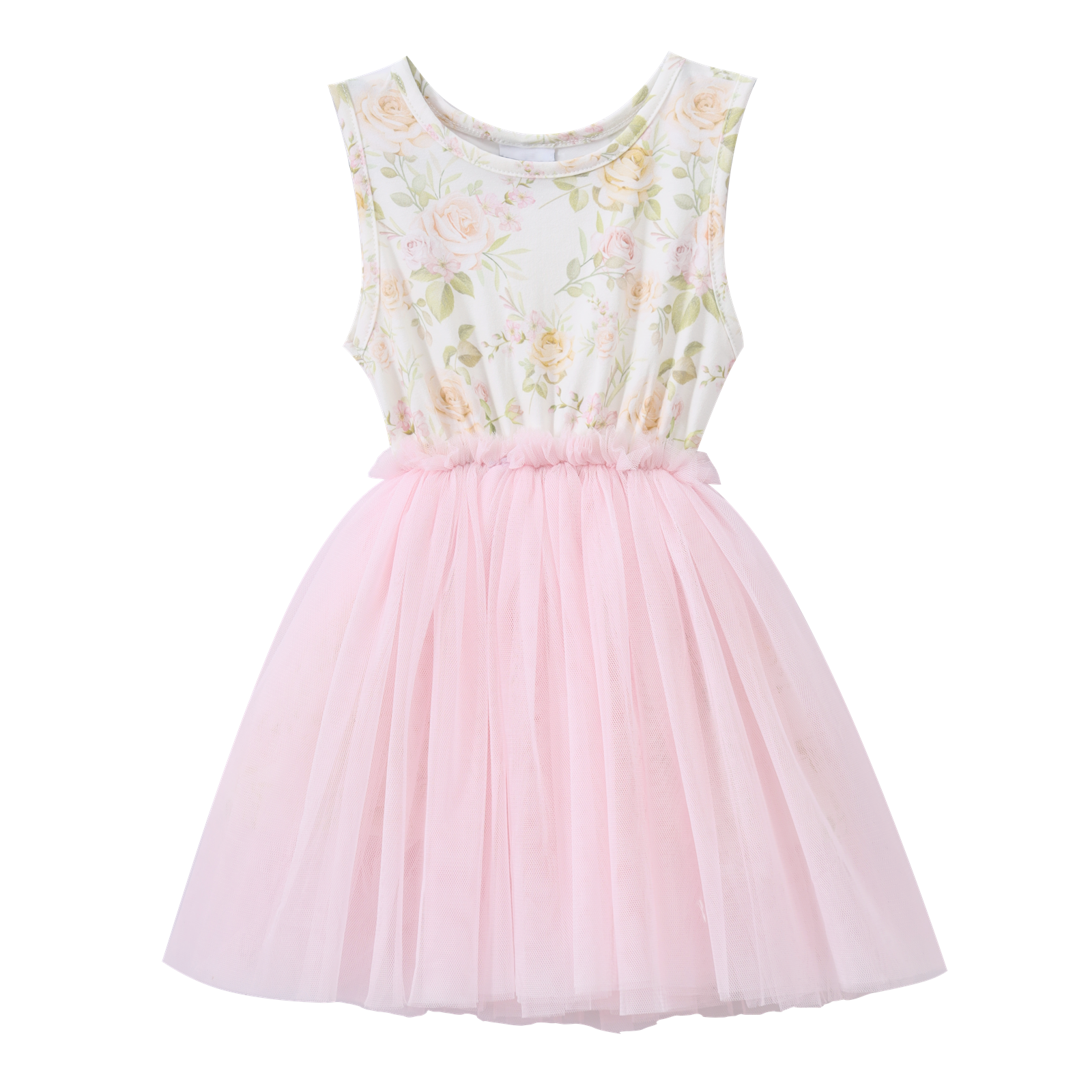 Jasmine Floral Pink Straight Tutu-Clothing-Cracked Soda