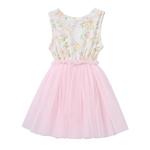 Jasmine Floral Pink Straight Tutu-Clothing-Cracked Soda