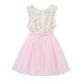 Jasmine Floral Pink Straight Tutu-Clothing-Cracked Soda