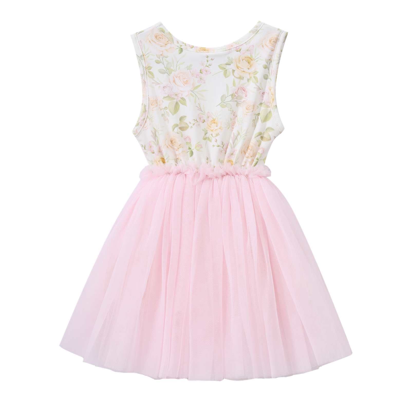 Jasmine Floral Pink Straight Tutu-Clothing-Cracked Soda
