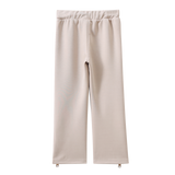 Harper Detail Pant With Zip - Sand