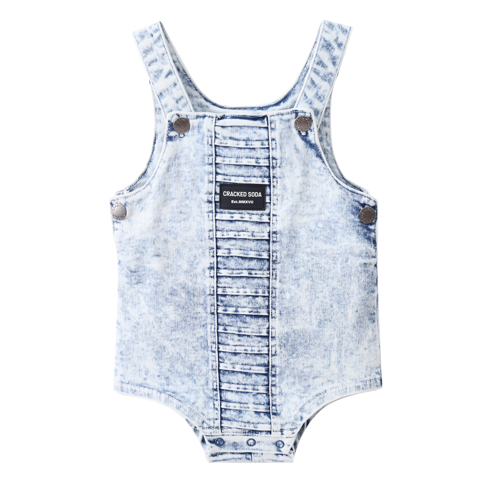 CS Summer Overalls - Denim Blue-Clothing-Cracked Soda