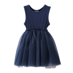 Summer Rib Straight Tutu - Navy-Clothing-Cracked Soda