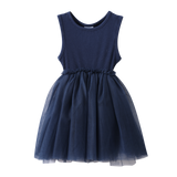Summer Rib Straight Tutu - Navy-Clothing-Cracked Soda