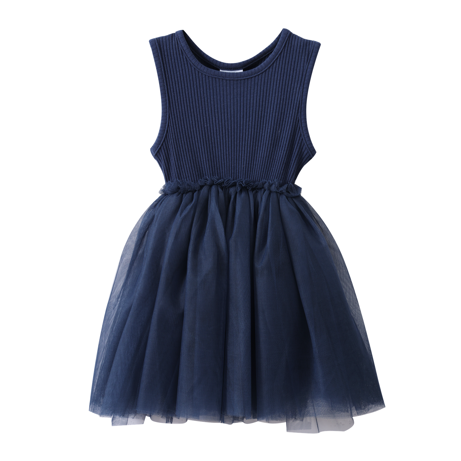 Summer Rib Straight Tutu - Navy-Clothing-Cracked Soda