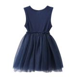Summer Rib Straight Tutu - Navy-Clothing-Cracked Soda