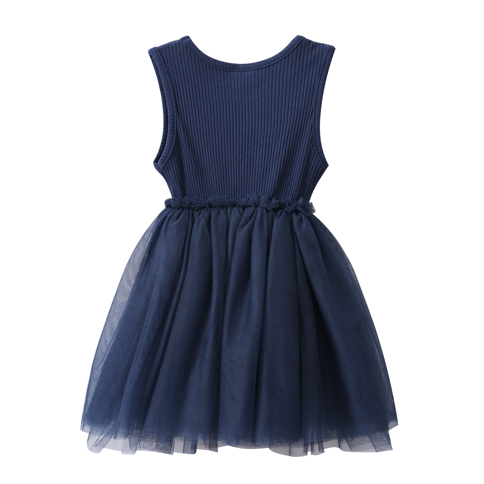 Summer Rib Straight Tutu - Navy-Clothing-Cracked Soda