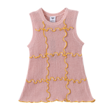 Tango Detailed Knit Dress-Clothing-Cracked Soda
