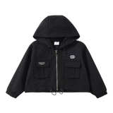 Ebony Detailed Zip Jacket - Black