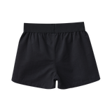 Ebony CS Detailed Zip Short - Black-Clothing-Cracked Soda
