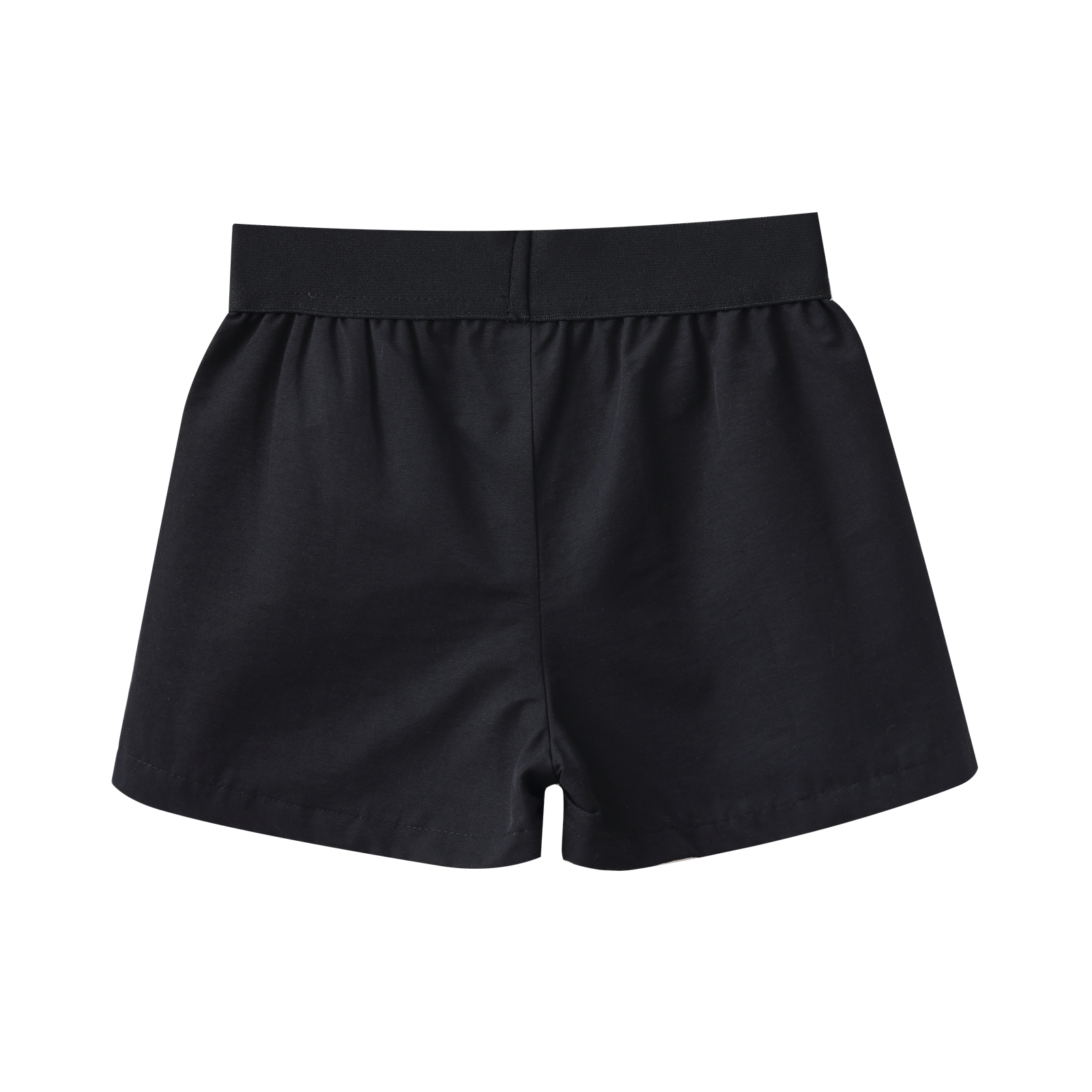 Ebony CS Detailed Zip Short - Black-Clothing-Cracked Soda