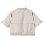 Ebony CS Detailed Zip Jacket - Sand-Clothing-Cracked Soda