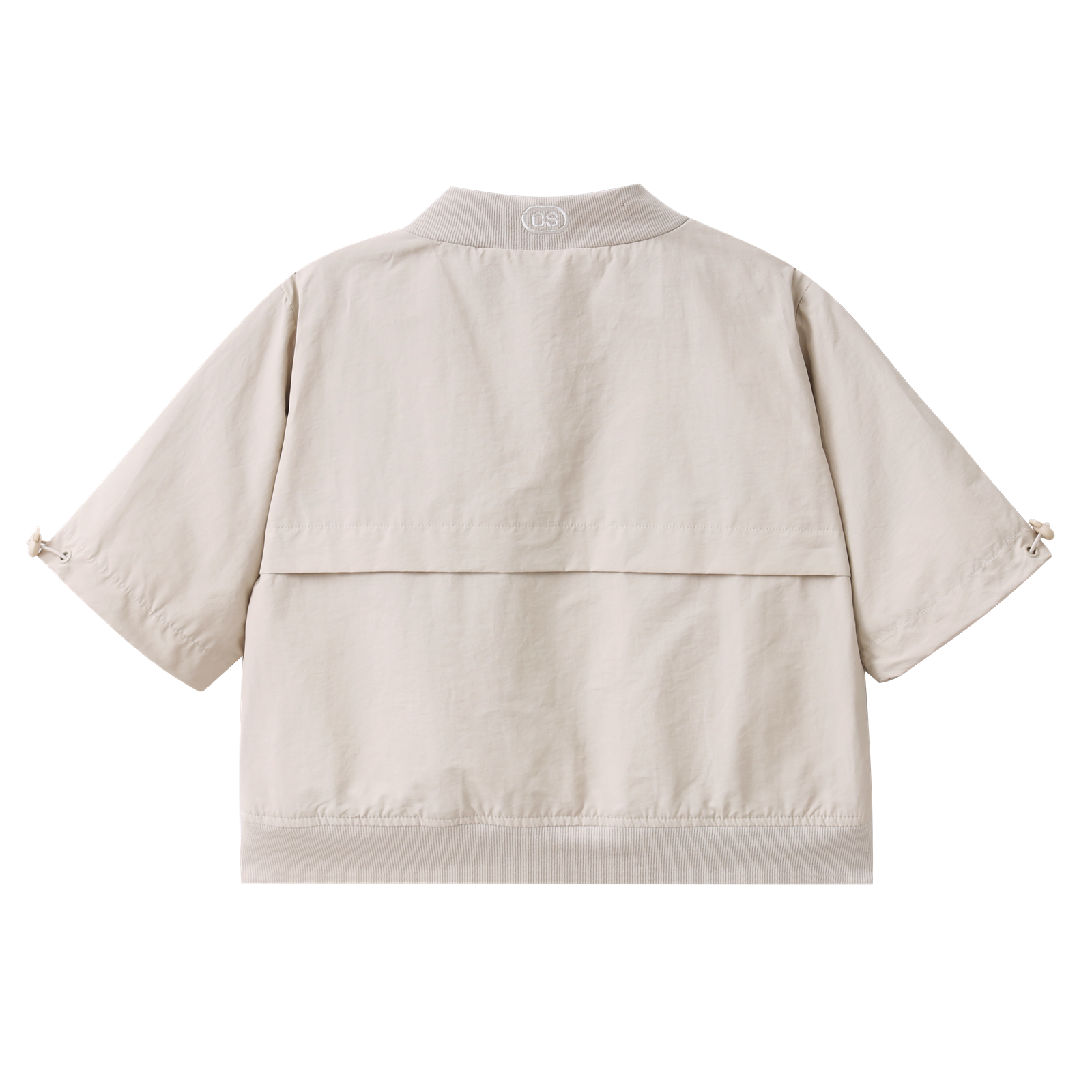 Ebony CS Detailed Zip Jacket - Sand-Clothing-Cracked Soda