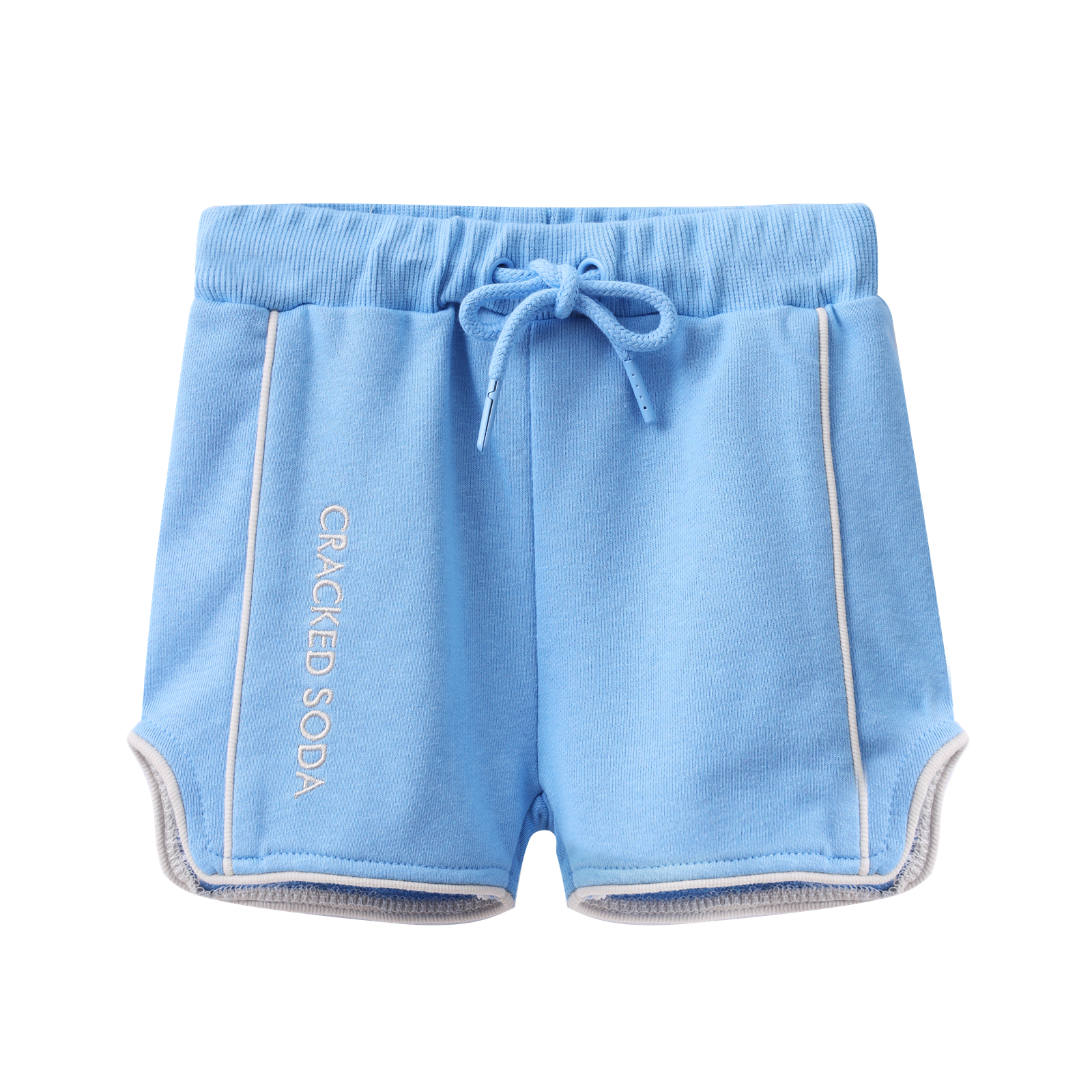Ava French Terry Short - Blue-Clothing-Cracked Soda