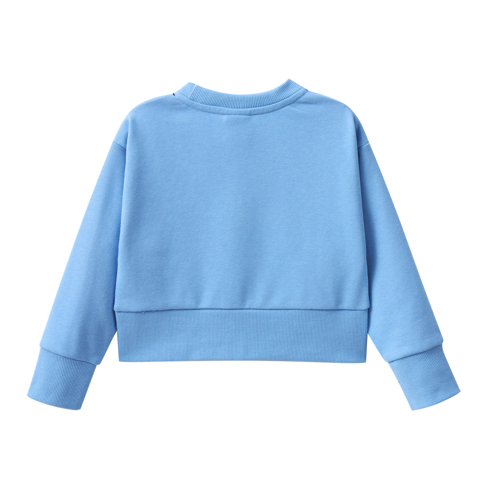 Ava French Terry Crew - Blue-Clothing-Cracked Soda