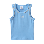 Ava Detailed Tank - Blue-Clothing-Cracked Soda