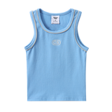 Ava Detailed Tank - Blue-Clothing-Cracked Soda
