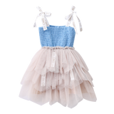 Ava Detailed Tutu - Blue-Clothing-Cracked Soda