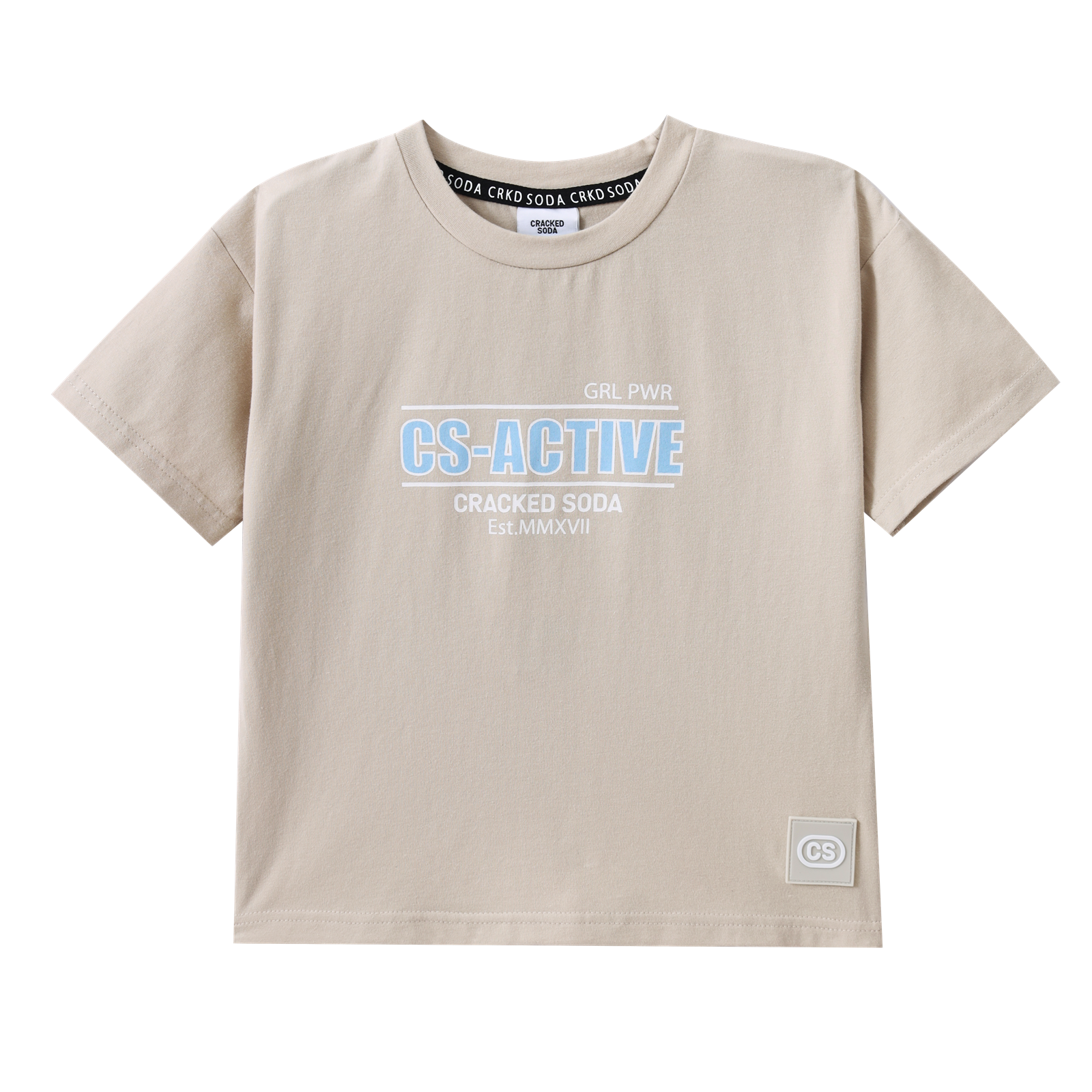 Ava CS Tee - Sand-Clothing-Cracked Soda