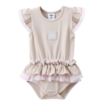 Ava Tulle Frill Bodysuit - Sand-Clothing-Cracked Soda