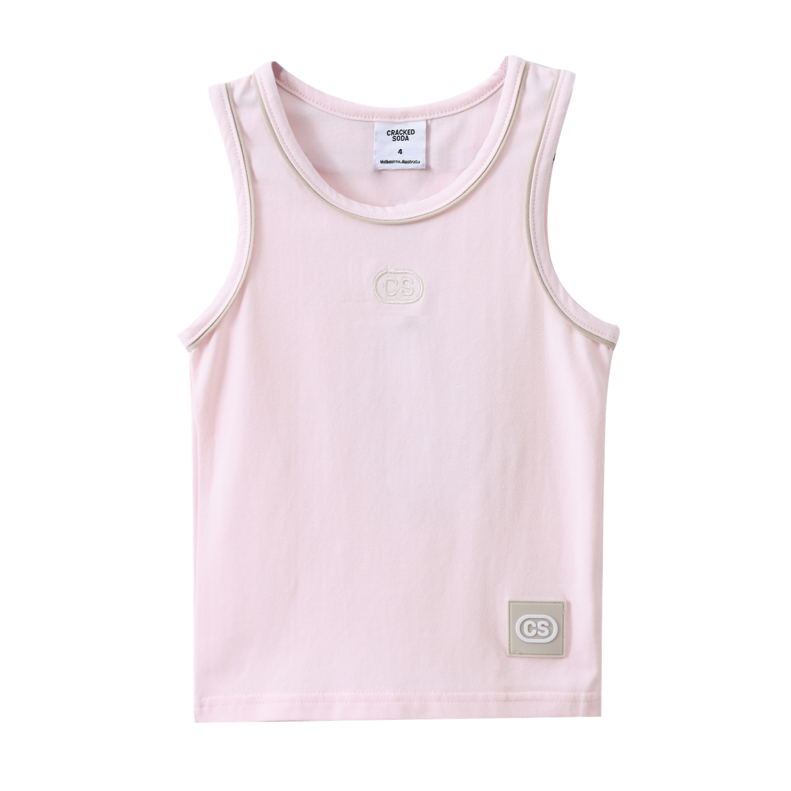 Ava Detailed Tank - Pink-Clothing-Cracked Soda