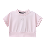 Ava French Terry Tee - Pink-Clothing-Cracked Soda