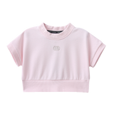 Ava French Terry Tee - Pink-Clothing-Cracked Soda