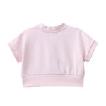 Ava French Terry Tee - Pink-Clothing-Cracked Soda