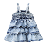 Mia Layer Dress - Denim Blue-Clothing-Cracked Soda