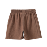 Dash Linen Shorts - Mocha-Clothing-Cracked Soda