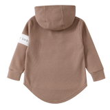 Dash Waffle Hoodie - Mocha