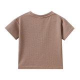 Dash Waffle Tee - Mocha-Clothing-Cracked Soda