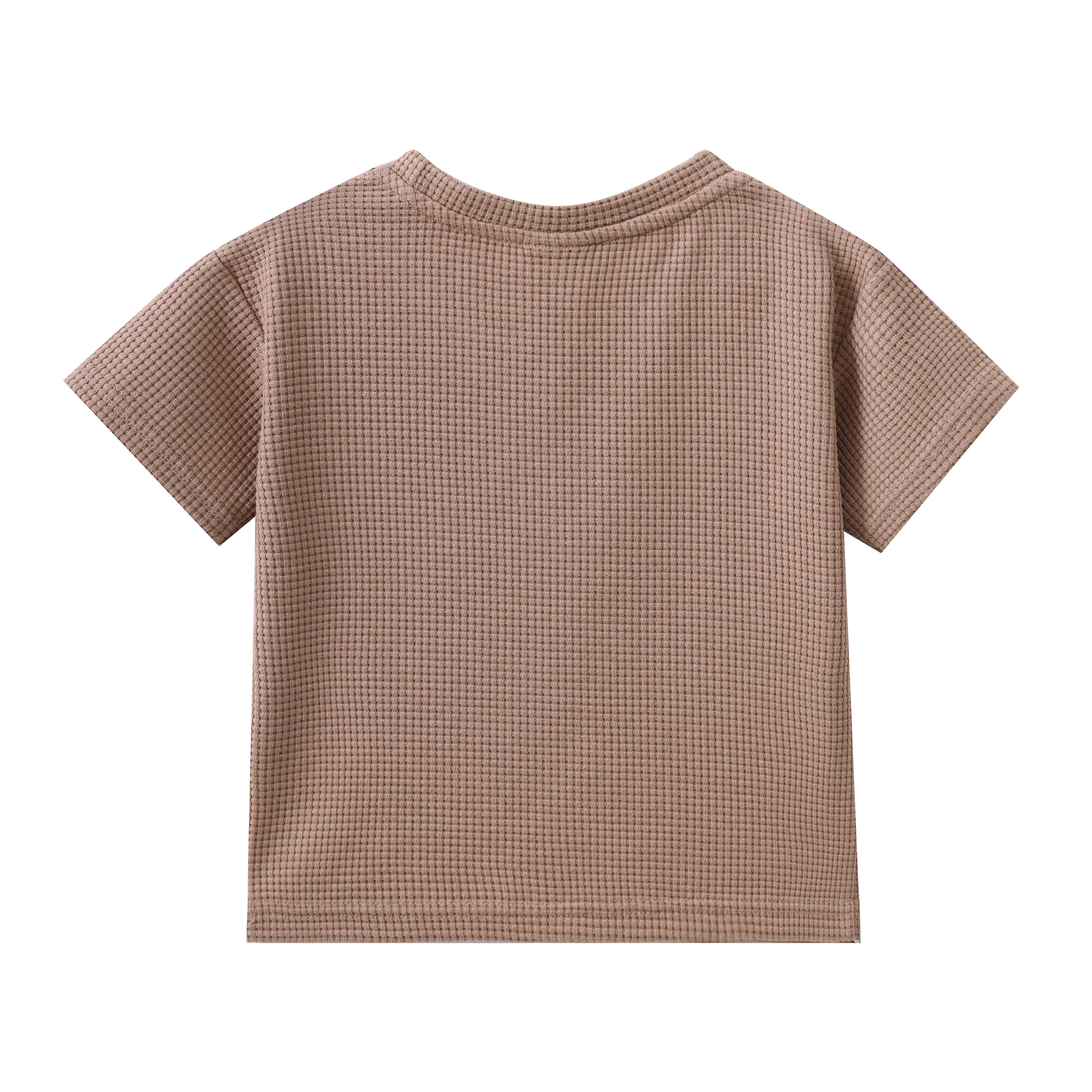Dash Waffle Tee - Mocha-Clothing-Cracked Soda