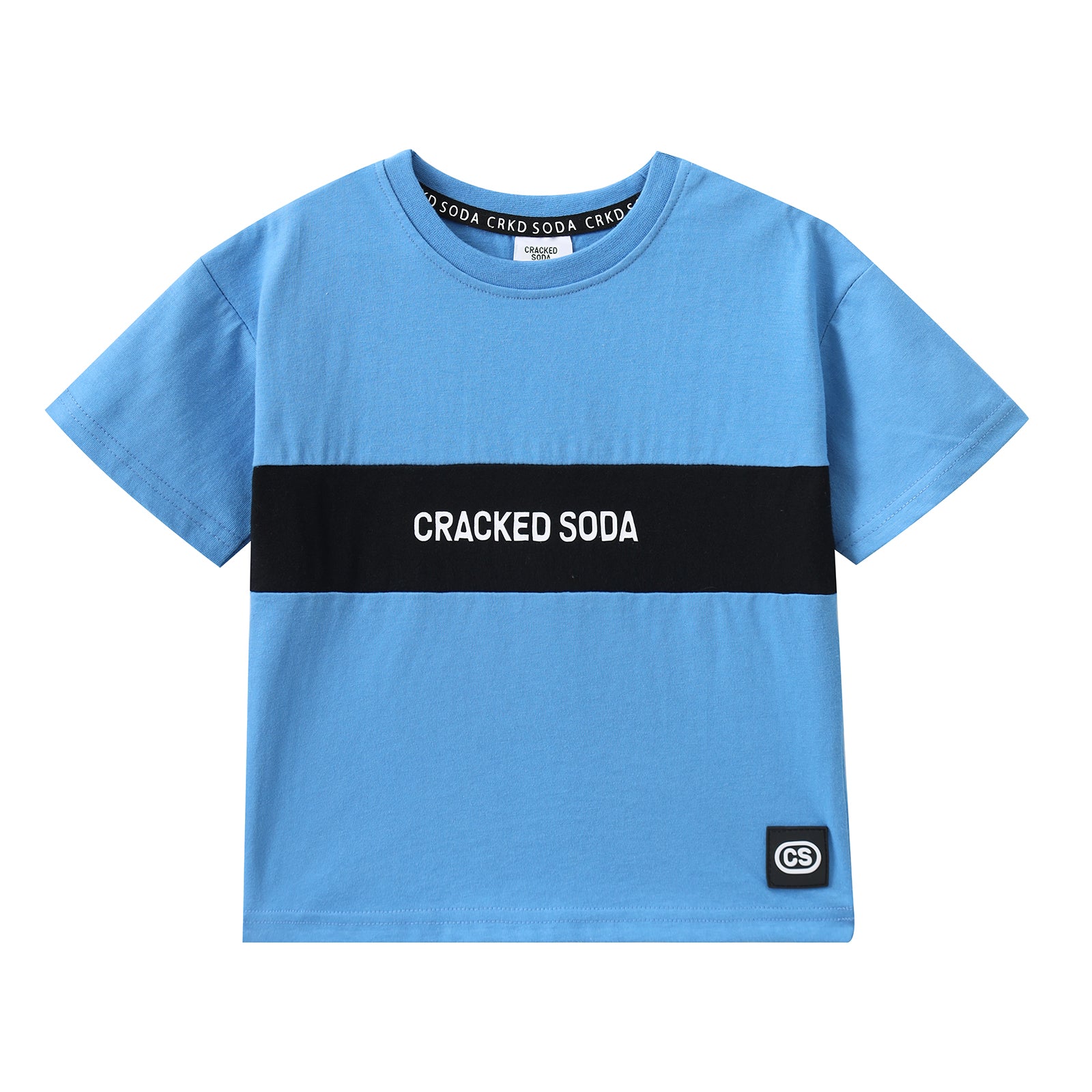 Ezra Multi Tee - Blue-Clothing-Cracked Soda