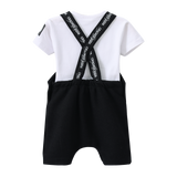Luca Waffle Overal Set - Black
