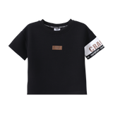 Dash Detailed Tee - Black