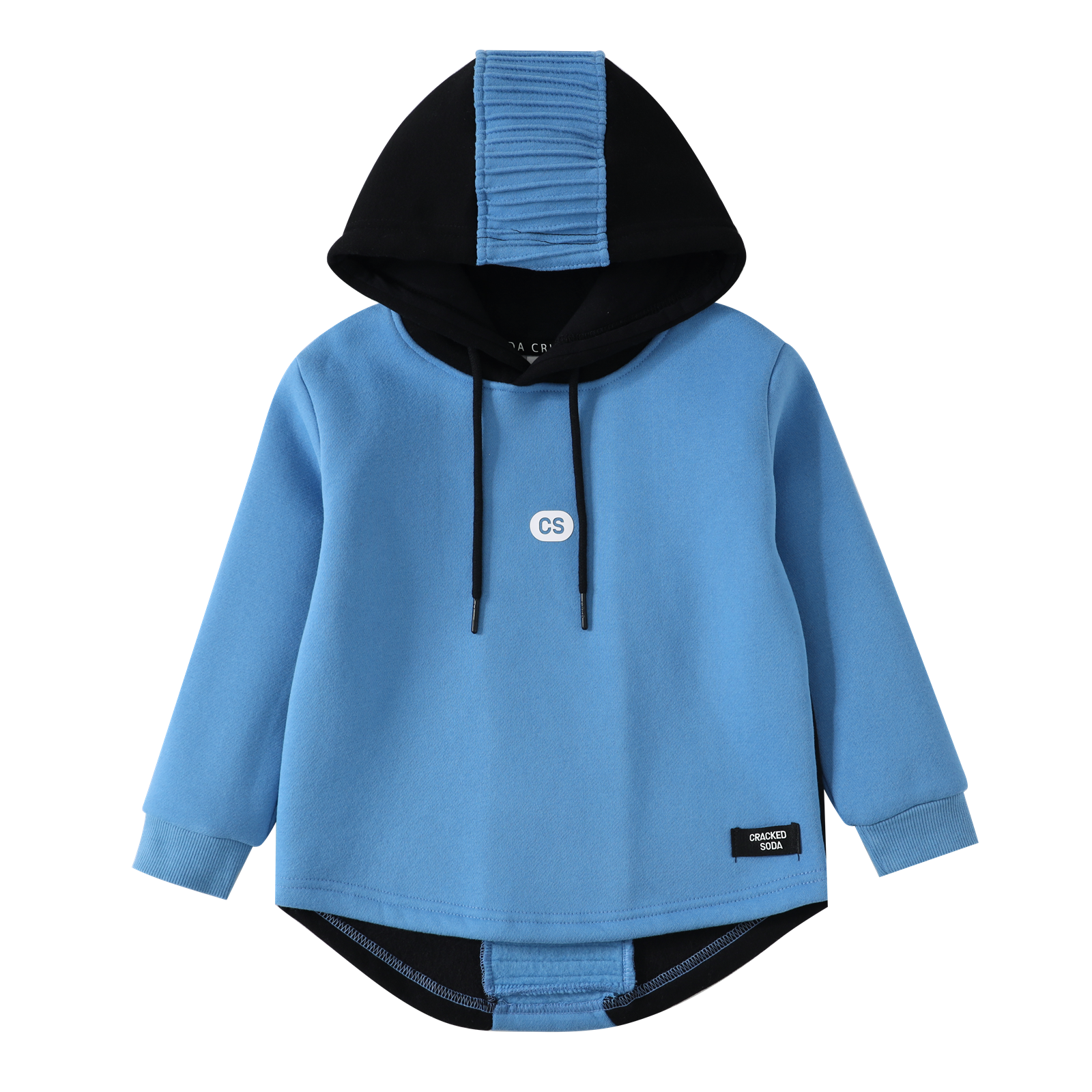 Ezra Hoodie - Blue-Clothing-Cracked Soda