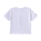 Carter Detailed Sleeve Tee - White