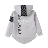 River Detailed Hoodie - Cloud