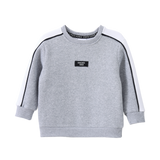 Carter Detailed Crew - Grey/White
