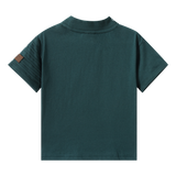 Malachi Detailed Neck Tee - Forest-Clothing-Cracked Soda