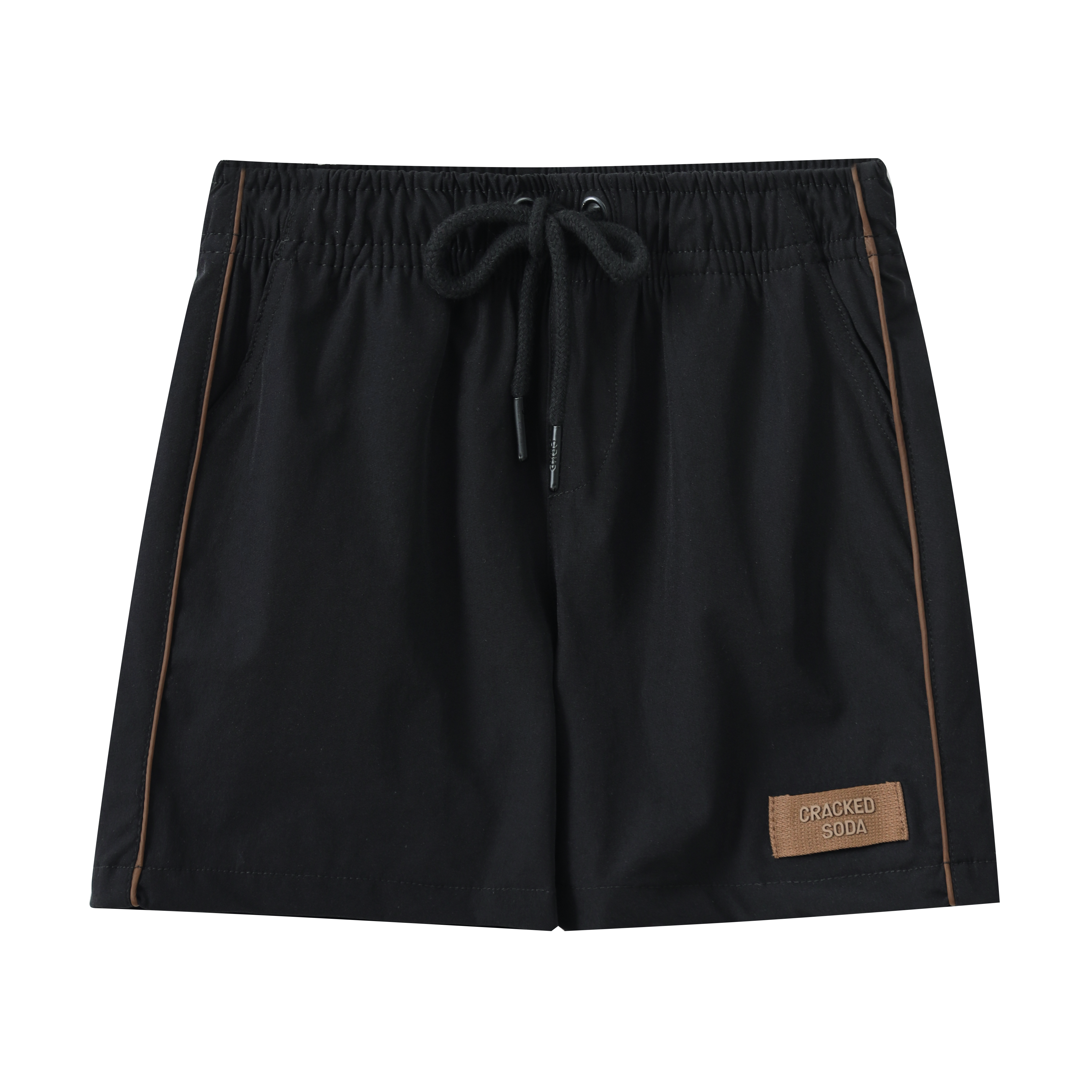 Chase Essential Shorts - Black-Clothing-Cracked Soda