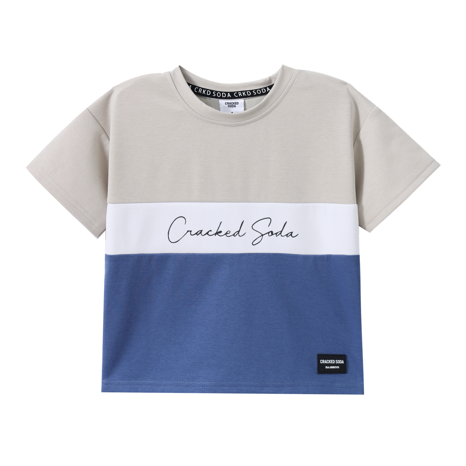 Jameson Multi Tee - Blue-Clothing-Cracked Soda