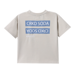Jameson CRKD Printed Tee - Grey-Clothing-Cracked Soda