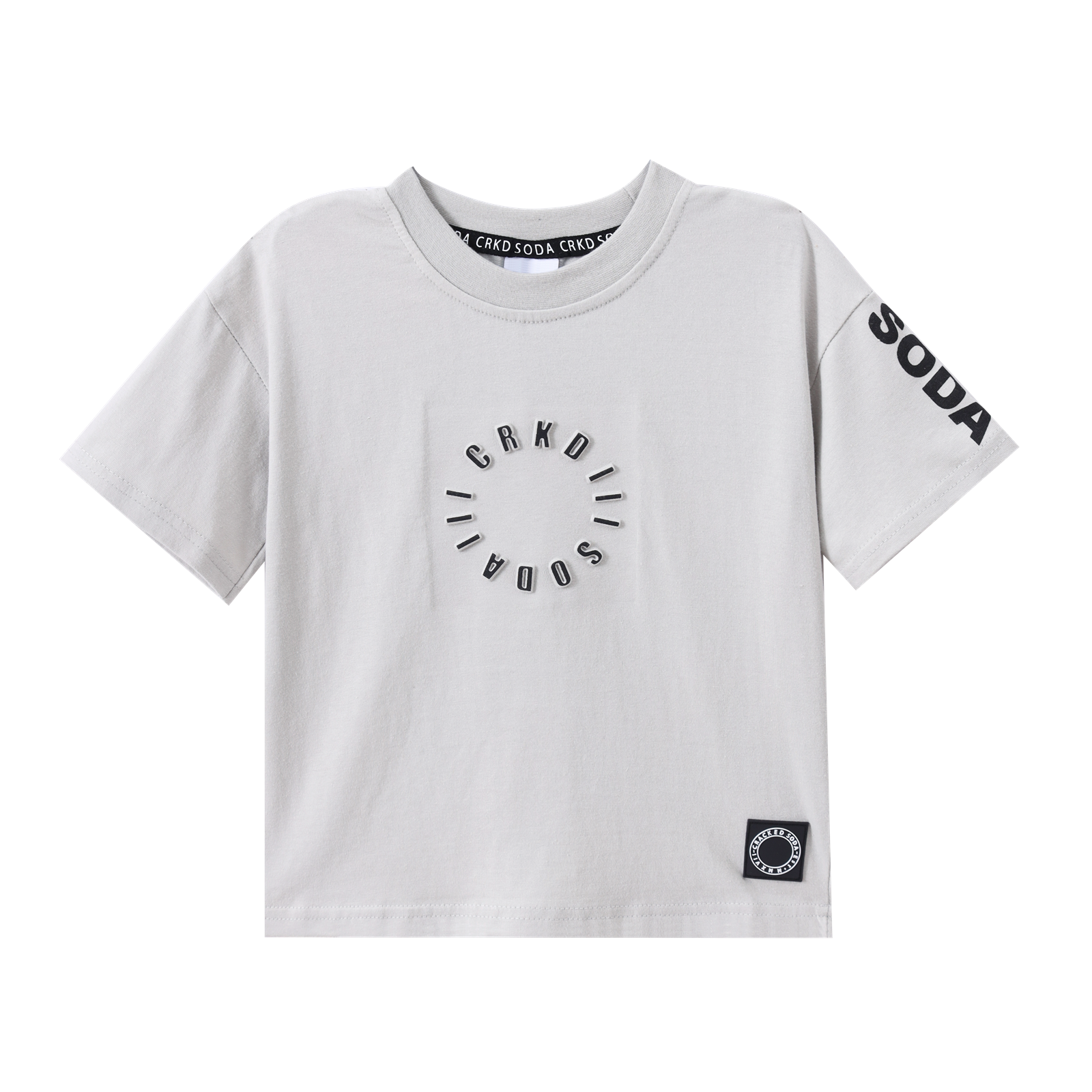 Bodhi CRKD Tee - Oat-Clothing-Cracked Soda