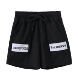 Bodhi Detailed Short - Black-Clothing-Cracked Soda